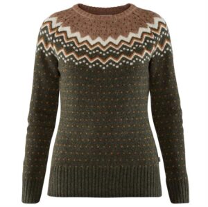 Fjällräven Ãvik Knit Sweater Womens, Deep Forest
